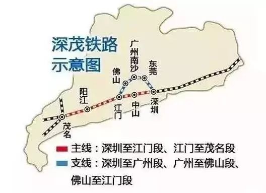 最新深茂铁路江门深圳段最快年底开工中山站点或减少两个