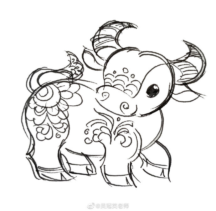福牛迎春·名人画牛③|吴冠英:牛年生肖纪念币和"福牛乐乐"设计者