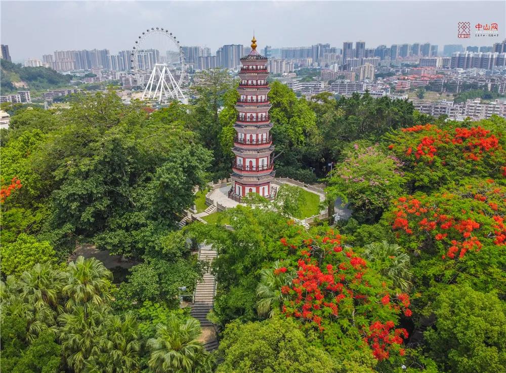 03,阜峰文塔(中山十景之一)