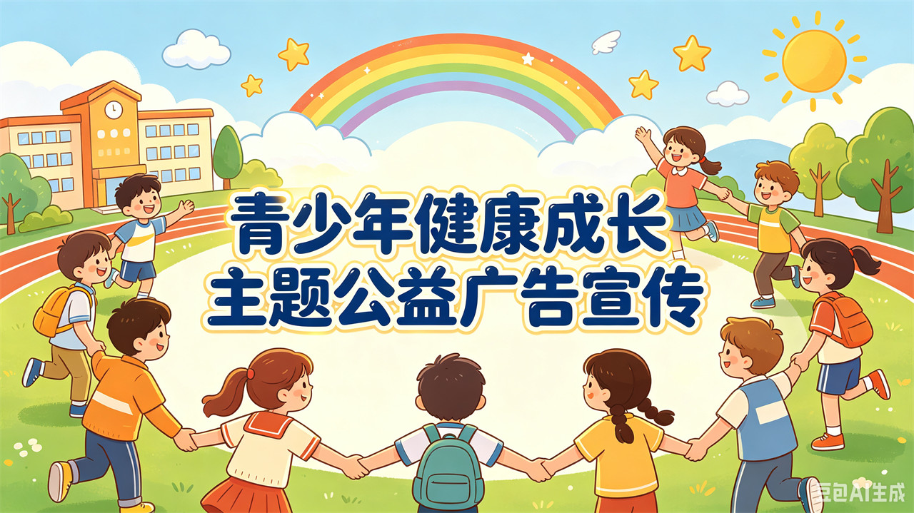 青少年健康成长主题公益广告宣传